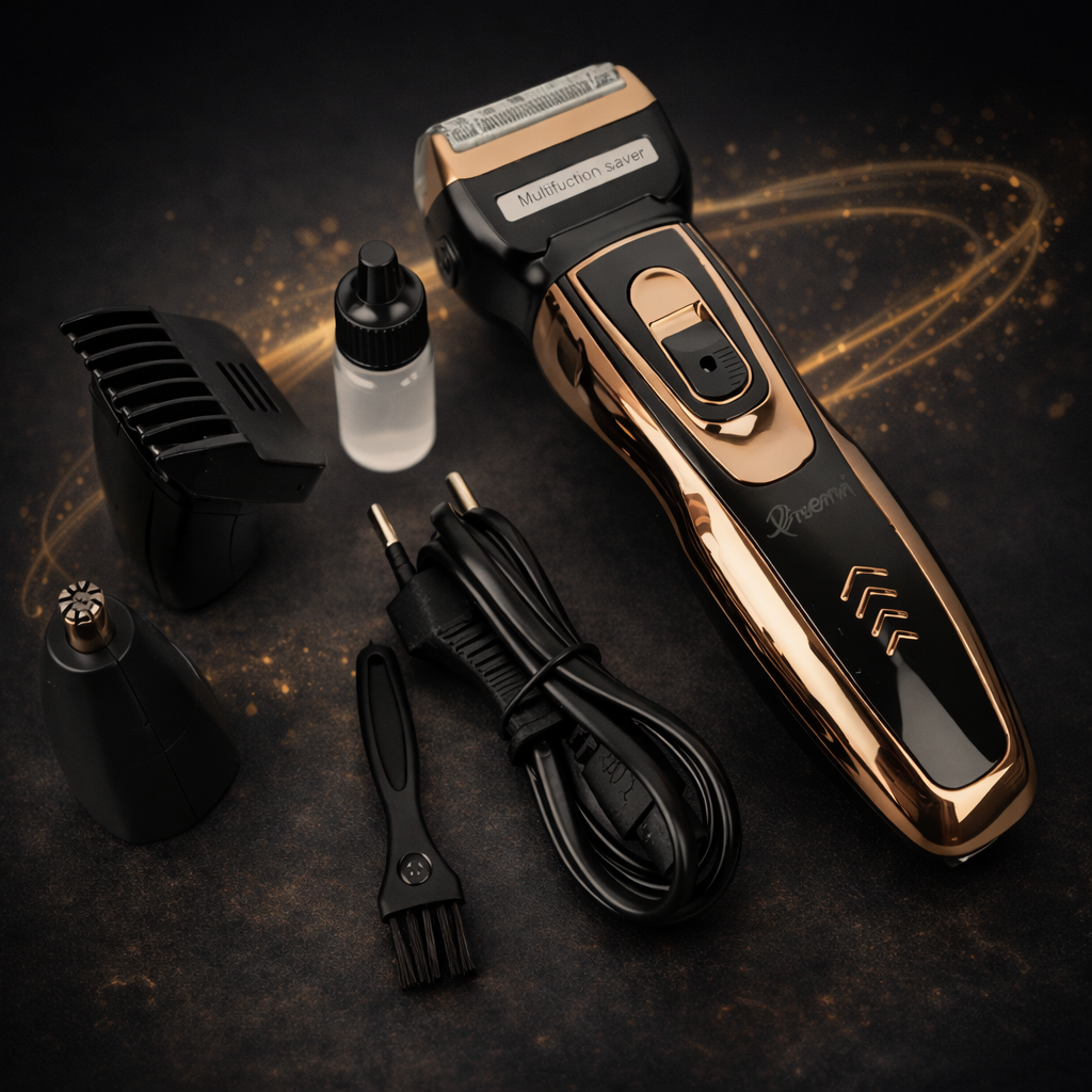 MasterBody 3-en-1: Máquina para Cabello, Barba y Depilación Corporal Completa