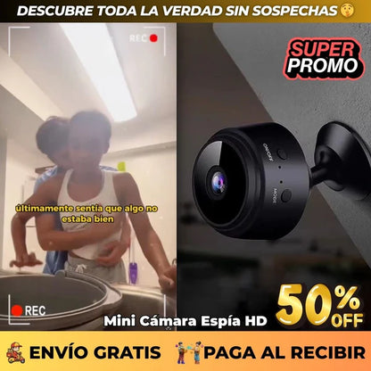 Mini Cámara Espía Full HD 4K UltraVision™ - Descubre la VERDAD 👀